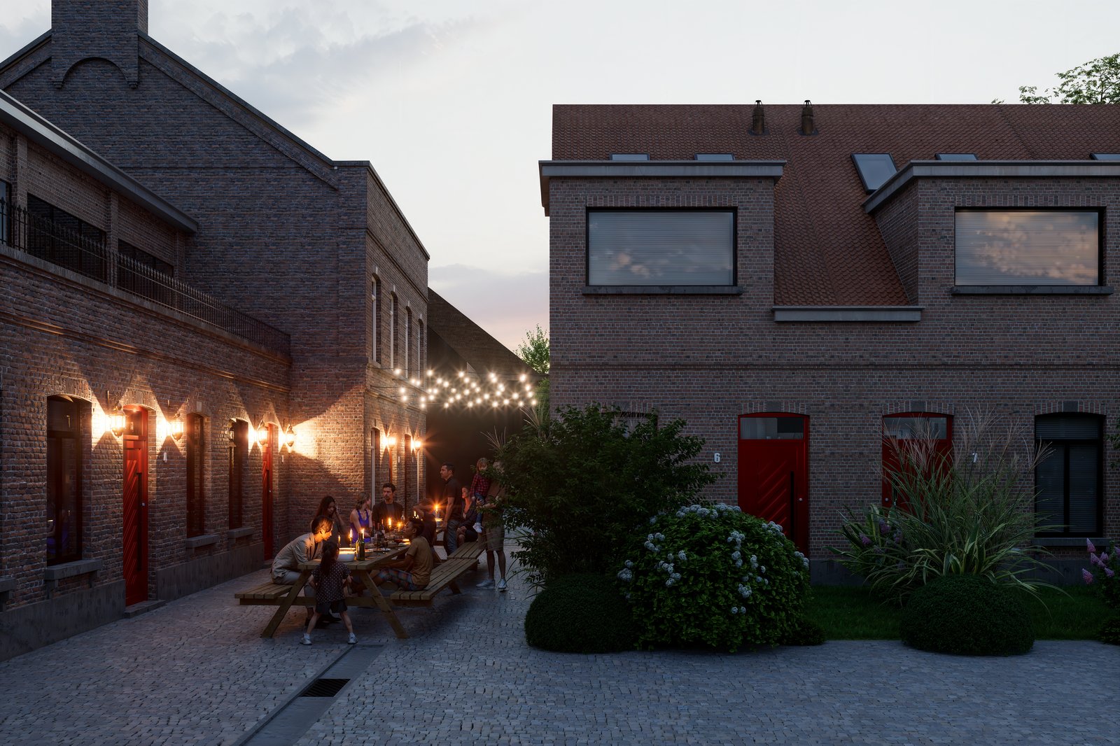 Living together in the shared outdoor space